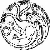 Targaryen Sigil Seekpng Pngfind Pngitem sketch template