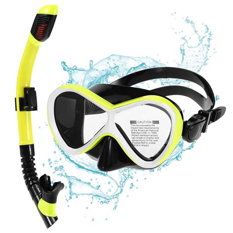 kids professional swimming goggles  dry snorkel tube set fog goggles  snorkel walmart