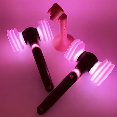 Black Pink Official Cheer Stick Silver Standard Powder Hammer Cheer