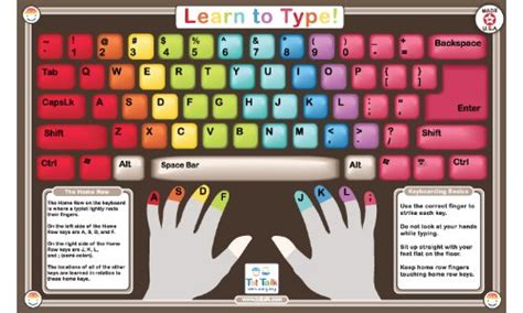 teach kids   type  computer keyboard    start