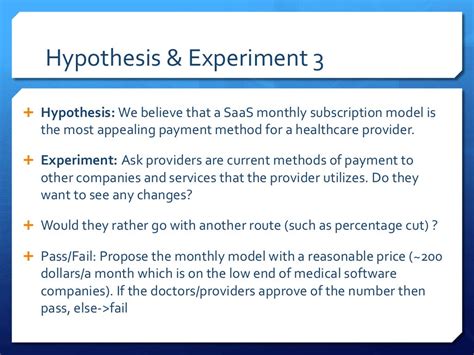 learning  hypothesis experiment