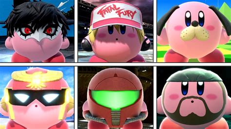 kirby hats  powers  super smash bros ultimate combat style