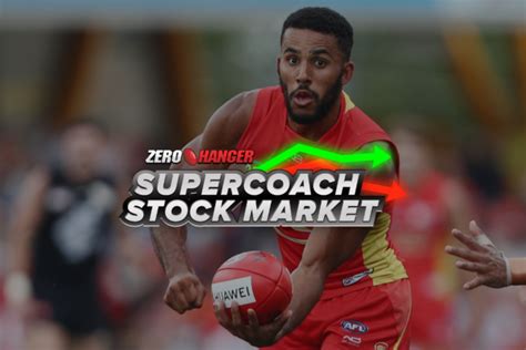 supercoach stock market   afl news  hanger