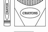 Coloring Box Crayons Pages Color Eight Draw Contain sketch template