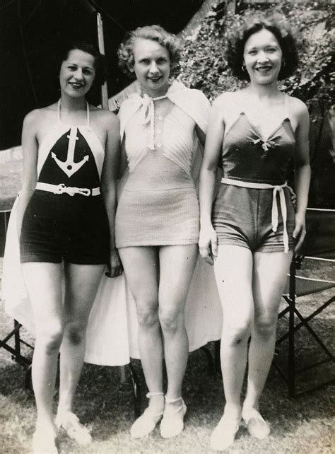 Pin By 1930s 1940s Women S Fashion On 1930s Swimwear Swimwear Beach