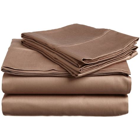superior  thread count deep pocket cotton sateen sheet set ebay