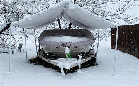 amazoncom quictent  heavy duty carport car canopy party tent boat shelter garden outdoor