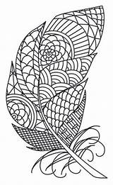 Feather Coloring Pages Embroidery Patterns Designs Adults Feathers Awesome Zentangle Urban Printable Threads Book Pyrography Pattern Fancy Sheets Unique Drawings sketch template