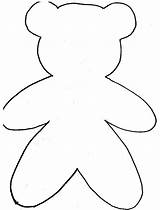 Bear Outline Standing Clipart Teddy Easy Cliparts Daylilies Library Clipartbest sketch template