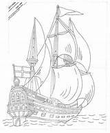 Coloring Pages Galleon Line Flickr Gemi Drawing Korsan Colouring Filografi Savaş Ship Yelkenli sketch template