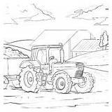 Traktor Malvorlage Bauernhof Massey Malvorlagen Traktoren Fahrzeuge sketch template