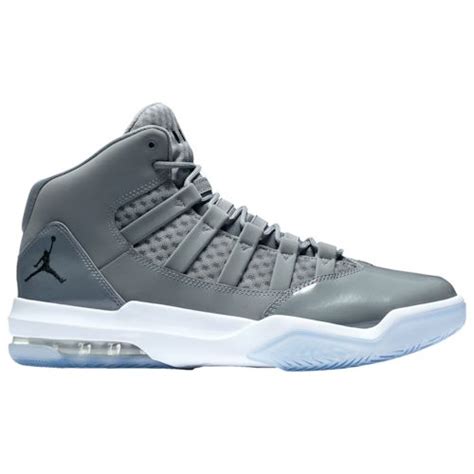 jordan max aura casual basketball shoes cool grey black clear