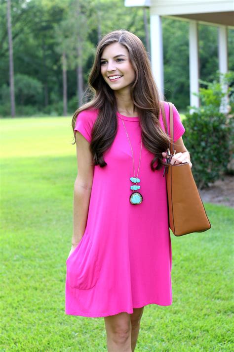 chasing abigail lee the comfiest little pink dress