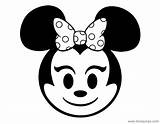 Coloring Pages Minnie Mouse Emoji Disney Emojis Mickey Disneyclips Olaf Anna Ursula sketch template