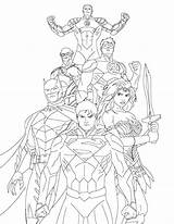 Justice Coloring Pages Young Getdrawings Getcolorings sketch template