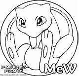 Mew Pages Pokemon Coloring Getcolorings Printable Getdrawings Color sketch template