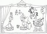 Coloring Circus Pages Print sketch template