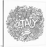 Italy Coloring Kostenko Colorable sketch template