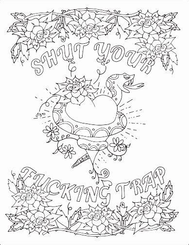 bad word coloring book   swear word coloring pages  adults ly
