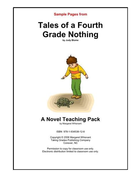 sample pages  tales   fourth grade