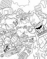 Lego Batman Coloring Movie Pages Trailers sketch template