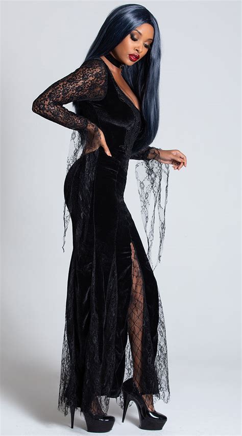 Frightfully Beautiful Costume Gothic Seductress Costume