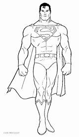 Superman Coloringfolder Printable sketch template