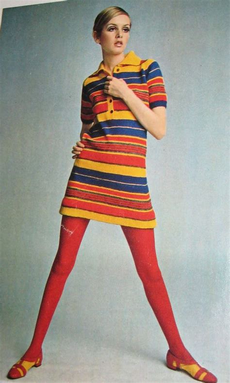 Twiggy Striped Dress 2 With Images Twiggy Fashion Sixties Fashion