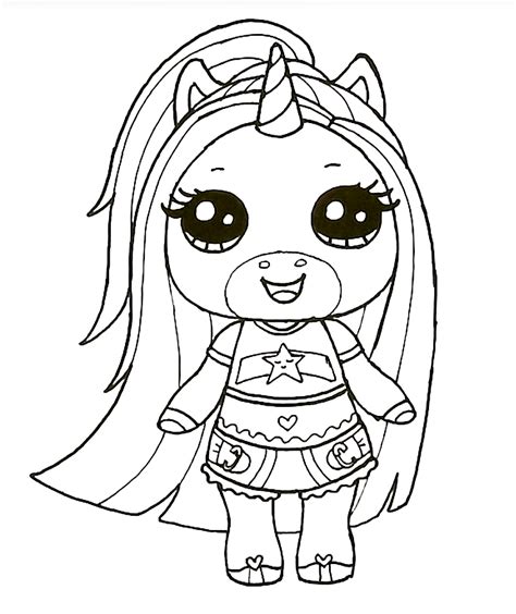ideas  coloring coloring pages unicorn girl