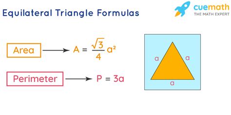 equilateral triangle formulas   equilateral triangle formulas