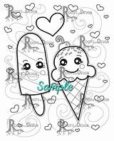 Ice Popsicle sketch template
