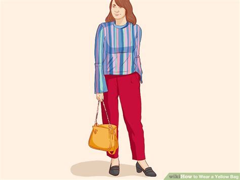 simple ways  wear  yellow bag  steps  pictures
