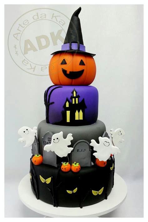 ideas  halloween cake decorations  pinterest halloween cakes spooky halloween