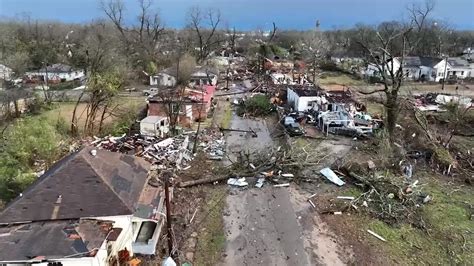 drone footage  selma alabama reveals extent  tornado damage    weather