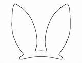 Bunny Ears Easter Template Ear Printable Print Clipart Outline Pattern Dog Pdf Moldes Templates Para Rabbit Clip Patternuniverse Patterns Stencils sketch template