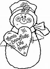 Snowman Coloring Pages Christmas Printable Kids Template Snowmen Clipart Sheets Snow Snowflake Colouring Print Printables Cute Clip Winter Color Templates sketch template