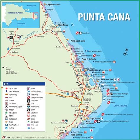 punta cana punta cana map