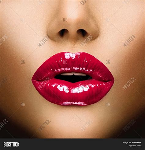 Sexy Lips Beauty Red Image And Photo Free Trial Bigstock