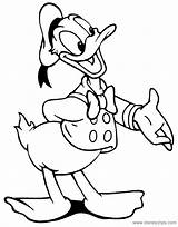 Donald Disneyclips Duck Coloring Pages Presenting Funstuff sketch template