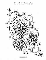 Tattoo Coloring Flowers Pages Swirly Animals Own Make Tattoomagz Posted sketch template
