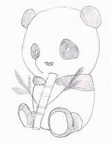 Panda Coloring Cute Baby Pages Pandas Drawing Bamboo Eating Printable Kids Tech High Getdrawings Cartoon Color Print Getcolorings Animal Anime sketch template