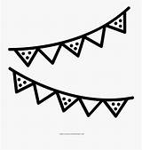 Bunting Pennant Eve Decorations Pinclipart Clipartkey sketch template