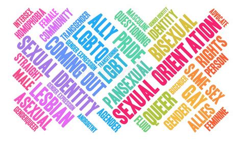 gender sexual orientation stock vector illustration of