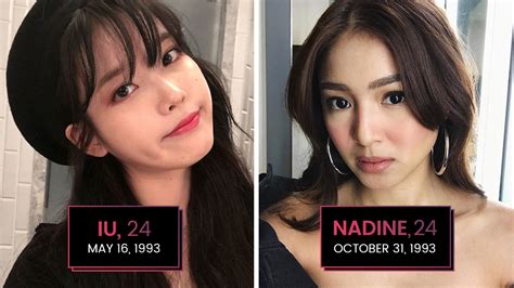 korean and filipino celebrities who are the same age