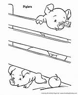 Coloring Farm Fence Pages Over Animal Pigs Pig Climb Kids Animals Honkingdonkey Activity Drawing Sheets Template Printable Choose Board sketch template