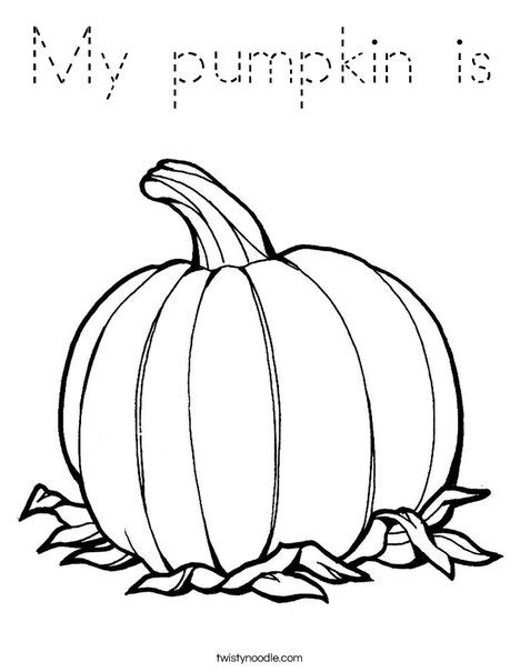 pumpkin  coloring page tracing twisty noodle