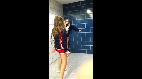 Cheerleaders In The Bathroom Youtube