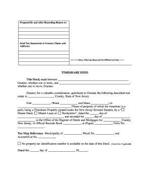 timeshare deed   form fill   sign printable