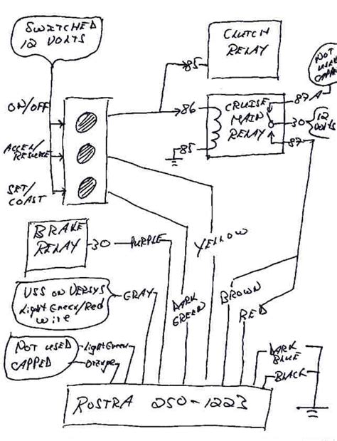 rostra wiring diagram schematic