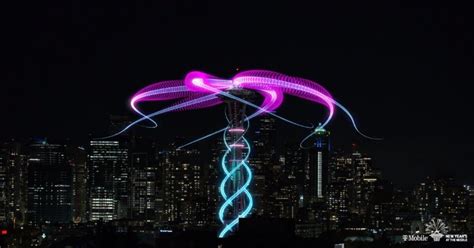 the nye space needle light show is a look at dark future